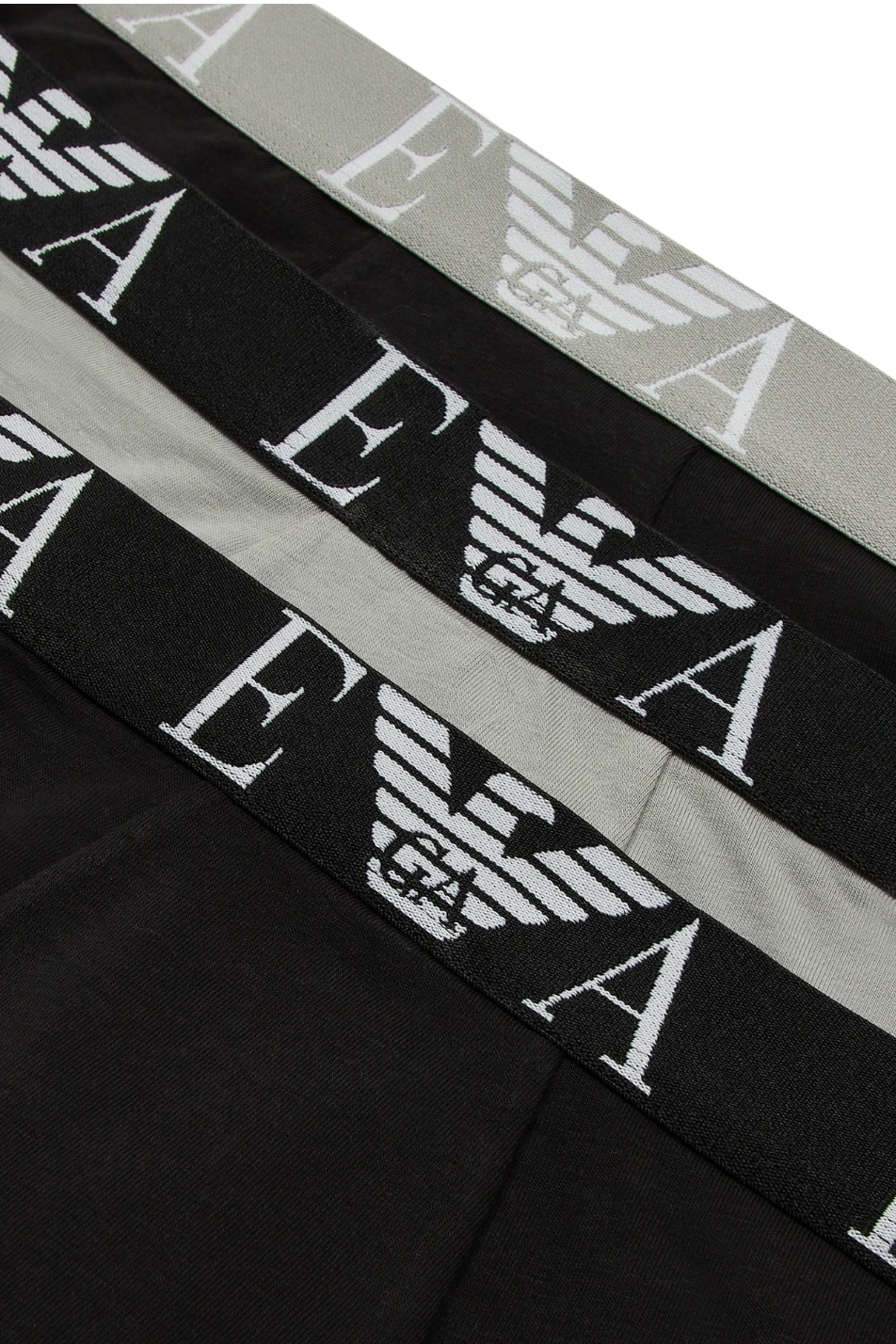 Emporio Armani 3 Pack Men's Stretch Cotton Trunk 6 Emporio Armani 3 Pack Men's Stretch Cotton Trunk - Image 4