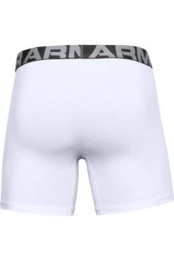 Under Armour 3 Pack Men's Charged Cotton 6" Boxerjock -Fashion Panty Shop 1363617 100 HB