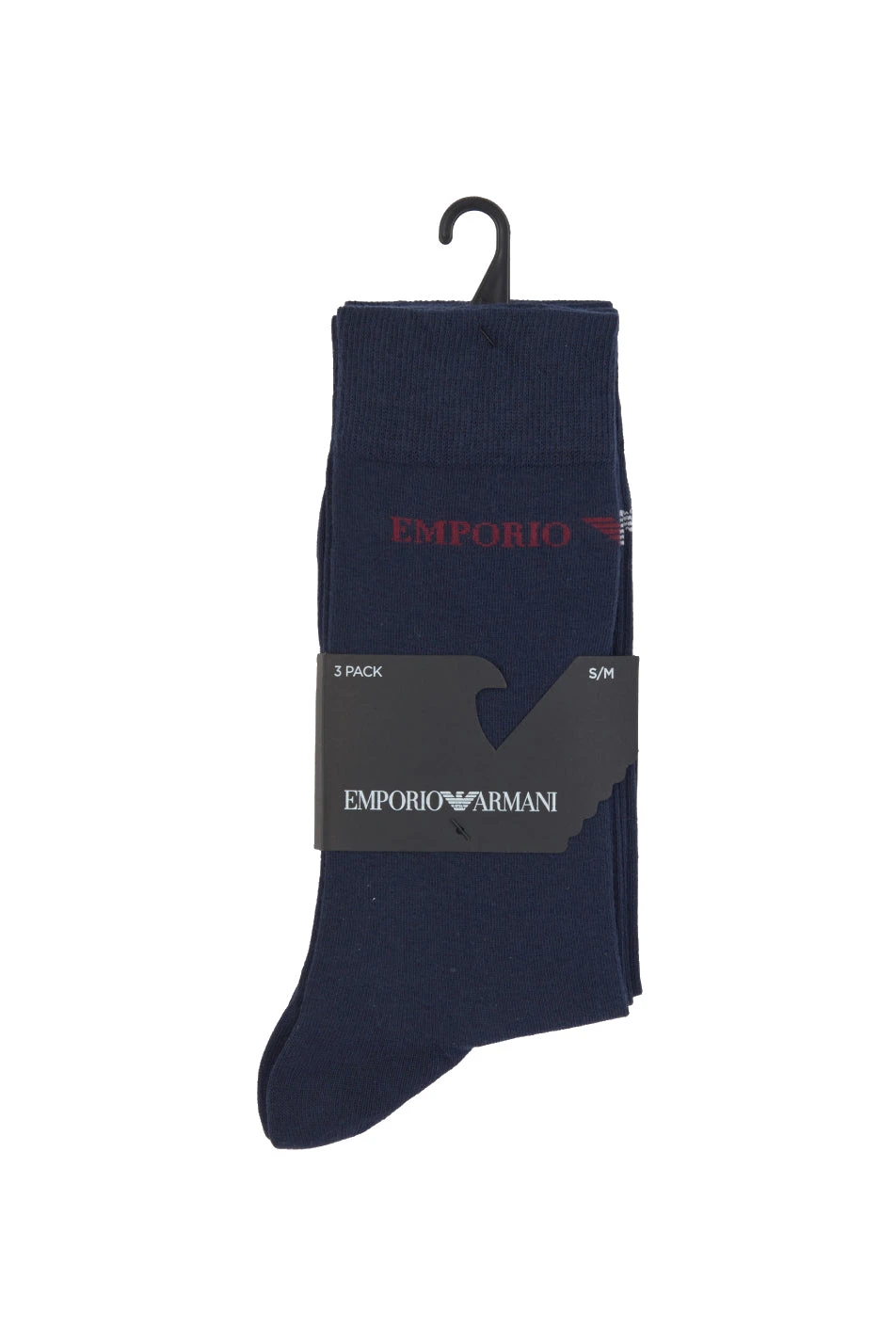 Emporio Armani 3 Pack Men's Knit Dress Sock 4 Emporio Armani 3 Pack Men's Knit Dress Sock - Image 2