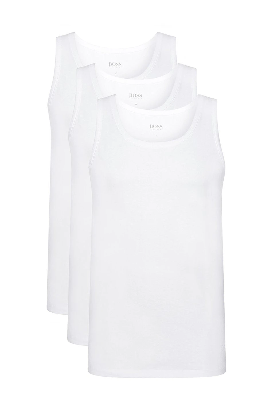 BOSS Men's 3 Pack Tank Top Vest 3 BOSS Men's 3 Pack Tank Top Vest