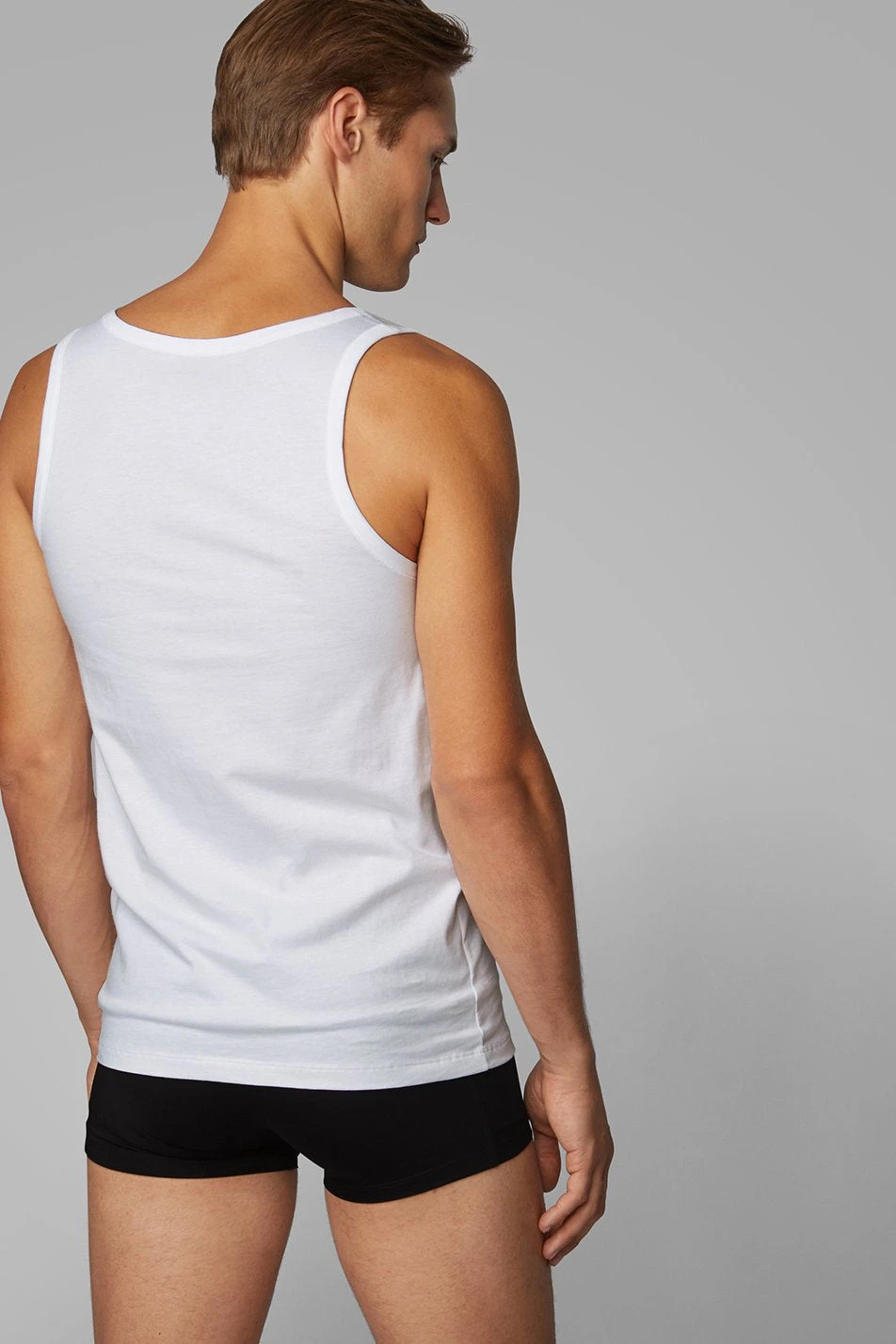 BOSS Men's 3 Pack Tank Top Vest 6 BOSS Men's 3 Pack Tank Top Vest - Image 4