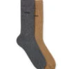 BOSS 2 Pack Men's Uni Sock 1 BOSS 2 Pack Men's Uni Sock -Fashion Panty Shop 50467709 261 200 HB B2C SHO 01 valid until 2097420