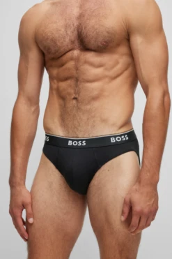 Boss 3 Pack Men's Brief -Fashion Panty Shop 50475273 999 340 HB B2C SHO 01 valid until 20240818
