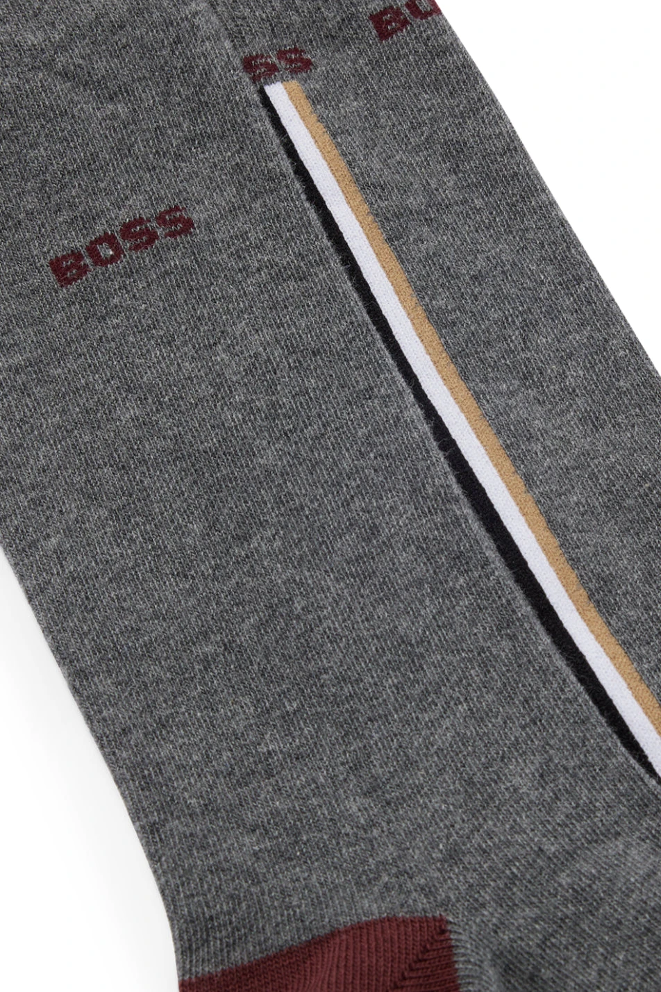 BOSS 2 Pack Men's Iconic Sock 5 BOSS 2 Pack Men's Iconic Sock - Image 3