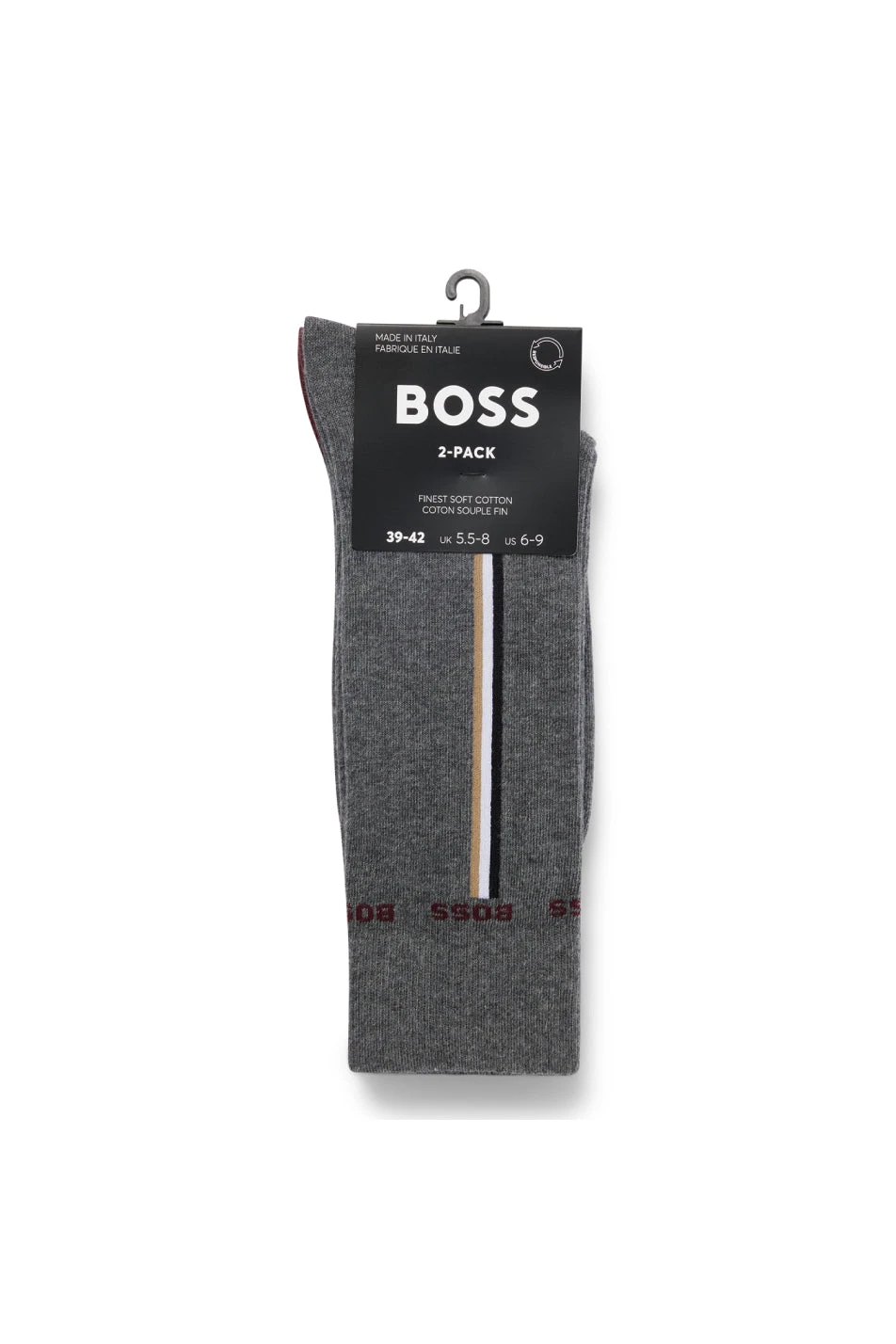 BOSS 2 Pack Men's Iconic Sock 7 BOSS 2 Pack Men's Iconic Sock - Image 5