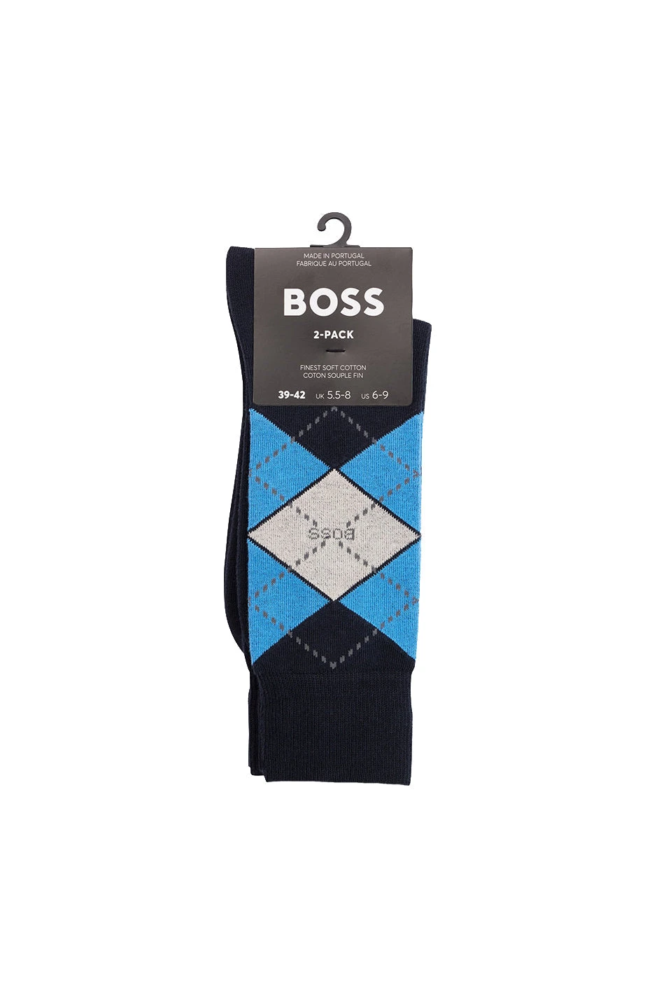BOSS 2 Pack Men's Argyle Sock 5 BOSS 2 Pack Men's Argyle Sock - Image 3