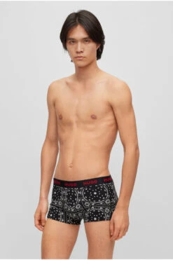 HUGO 3 Pack Men's Design Trunk -Fashion Panty Shop 50480170 991 342 ZA B2C SHO 01 valid until 202536