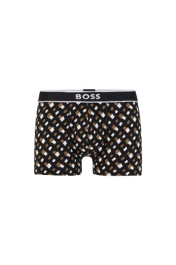 BOSS Men's Cotton Print Trunk