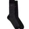 BOSS 2 Pack Men's Stripe Sock