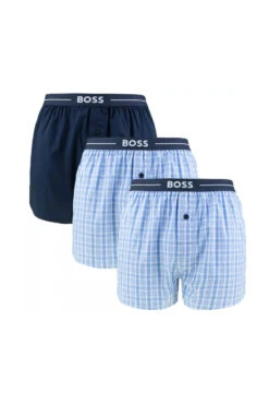 BOSS 3 Pack Men's Woven Boxer