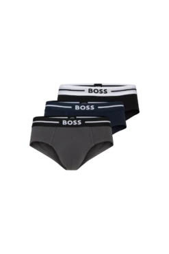Boss 3 Pack Bold Men's Hip Brief