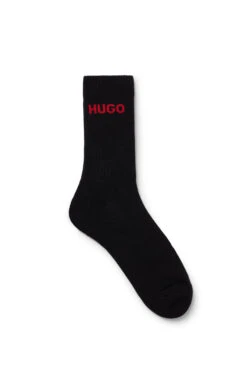 HUGO 6 Pack Men's Rib Logo Sock