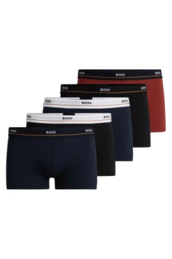 Boss 5 Pack Men's Essential Trunk