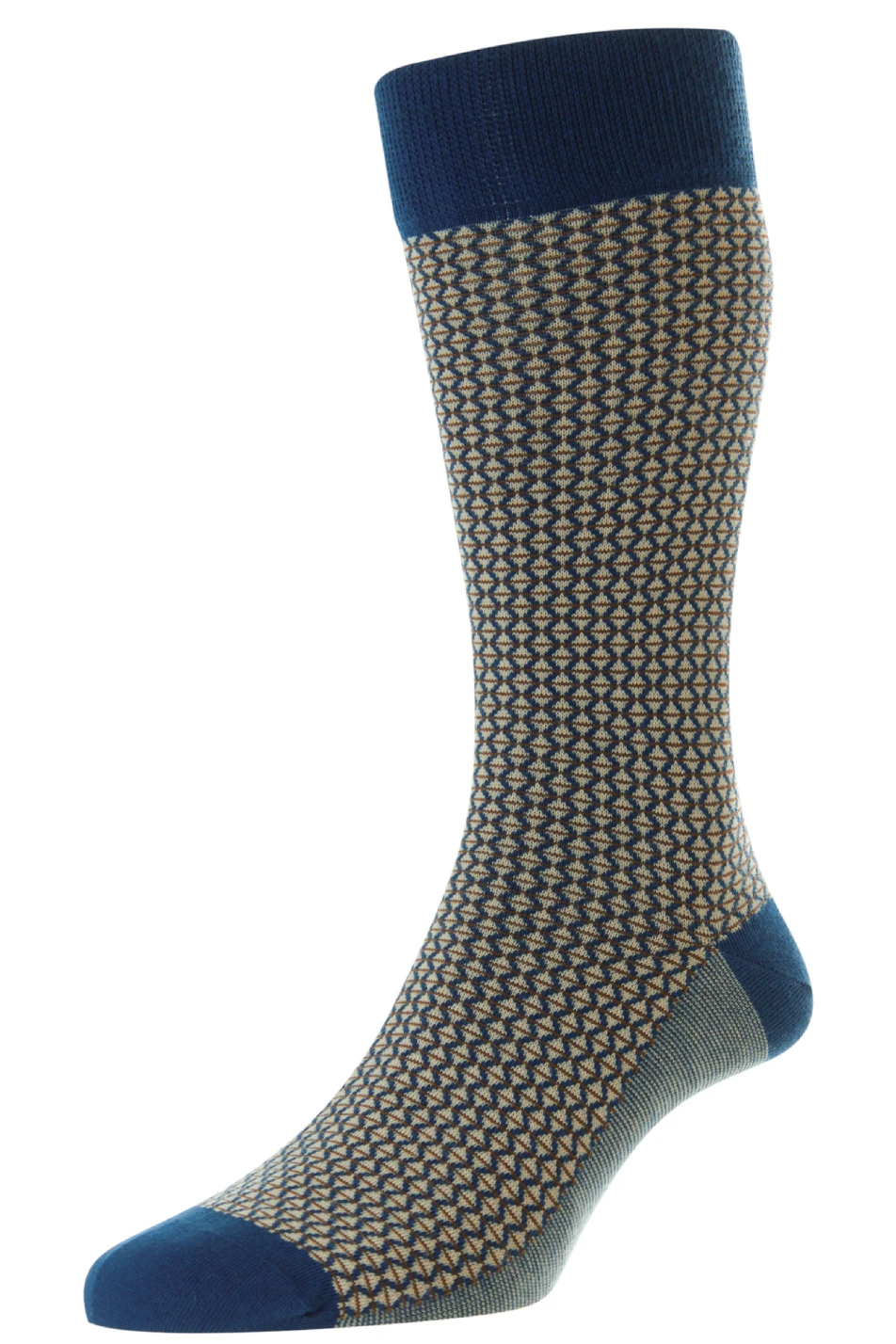 Pantherella Men's Elgar Diamond Jacquard Sock 7 Pantherella Men's Elgar Diamond Jacquard Sock - Image 5