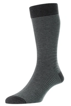 Pantherella Men's Holst Stripe Sock 12 Pantherella Men's Holst Stripe Sock -Fashion Panty Shop 535642 HOLST DARK GREY MIX 02 da0013c7 045d 44a4 a302 d24d979d20d8