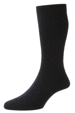 Pantherella Men's Gadsbury Pindot Sock -Fashion Panty Shop 53611 GADSBURY 98 NAVY V3 DIGITAL c161c835 028d 450b 80bd 32365e8fbacb