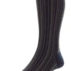 Pantherella Men's Marsden Vertical Stripe Sock