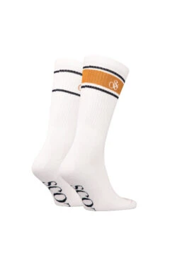 Scotch & Soda 2 Pack Men's Sport Logo Crew Sock -Fashion Panty Shop 701222599003 PP 2 SS AB 039 hi res Copy