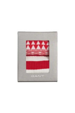 Gant Fairisle Socks Men’s 2 Pack Gift Box -Fashion Panty Shop 9960185 620