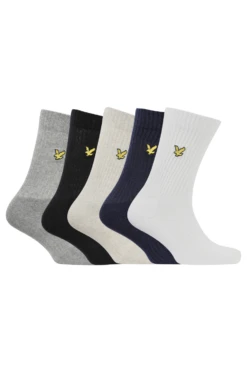 Lyle & Scott Camdyn 5 Pack Men's Sport Socks -Fashion Panty Shop CAMDYN 5252 1A b5ff7f08 b21d 467b afcf fa5929c04c07