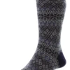 Pantherella Men's Sherborne Fair Isle Cashmere Sock -Fashion Panty Shop CASHMERE