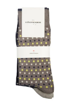 Democratique 2 Pack Men's Polka Dot Sock