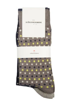 Democratique 2 Pack Men's Polka Dot Sock -Fashion Panty Shop Democratique Socks Pack10 07af7502 9cad 4b24 9161 d63692621245