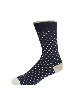 Democratique 2 Pack Men's Polka Dot Sock -Fashion Panty Shop Democratique Socks Pack10 Pair01 0001