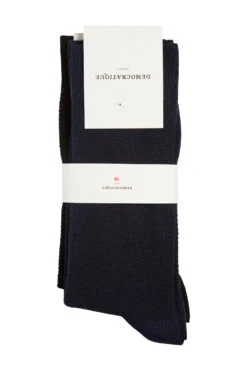 Democratique 2 Pack Men's Champagne Pique Sock