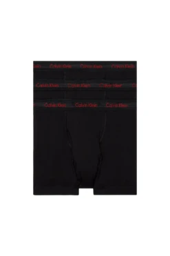 Calvin Klein 3 Pack Men's Cotton Stretch Wicking Trunk