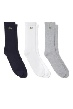 Lacoste 3 Pack Men's Crew Socks