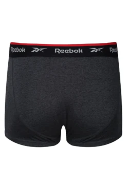 Reebok Redgrave 3 Pack Men's Sport Trunk 14 Reebok Redgrave 3 Pack Men's Sport Trunk -Fashion Panty Shop U5 C8260 RBK S3PKB BlackCharcoalGrey 2
