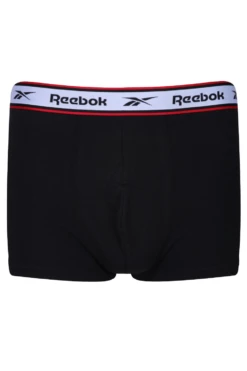 Reebok Barlow 3 Pack Men's Trunk -Fashion Panty Shop U5 C8265 RBK S3PKA Black 1