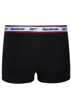 Reebok Barlow 3 Pack Men's Trunk -Fashion Panty Shop U5 C8265 RBK S3PKA Black 2