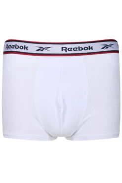 Reebok Barlow 3 Pack Men's Trunk -Fashion Panty Shop U5 C8265 RBK s3PKB BlackMarlWhite 3