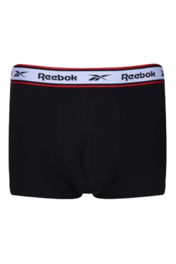 Reebok Barlow 3 Pack Men's Trunk -Fashion Panty Shop U5 C8265 RBK s3PKB BlackMarlWhite 5