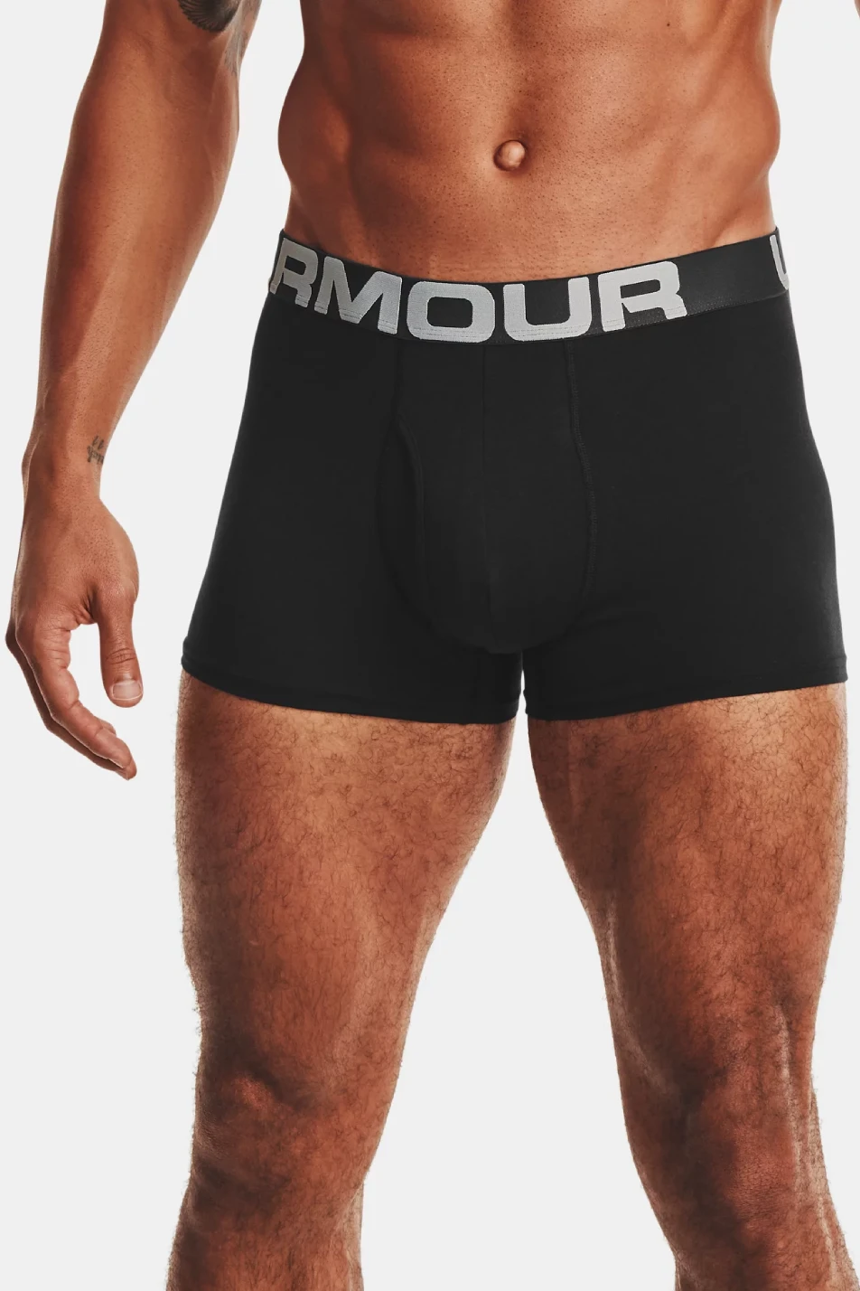 Under Armour 3 Pack Men's Charged Cotton 3" Boxerjock 4 Under Armour 3 Pack Men's Charged Cotton 3" Boxerjock - Image 2