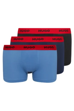 Hugo Men's Trunk 3 Pack 20 Hugo Men's Trunk 3 Pack -Fashion Panty Shop hugoblue