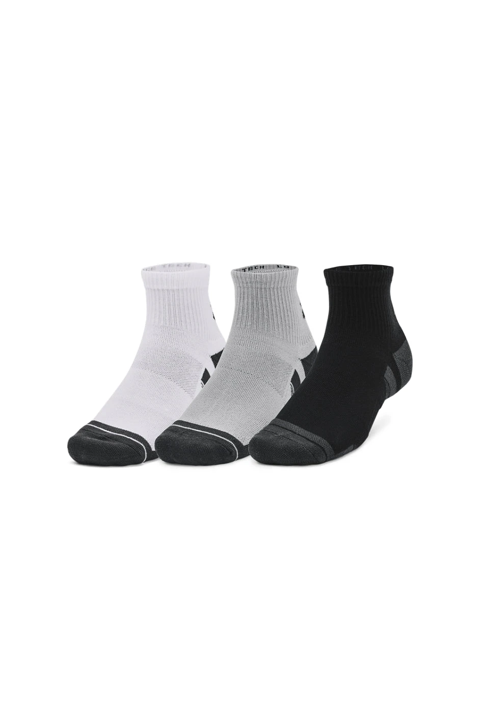 Under Armour 3 Pack Men's Performance Tech Quarter Socks 7 Under Armour 3 Pack Men's Performance Tech Quarter Socks - Image 5